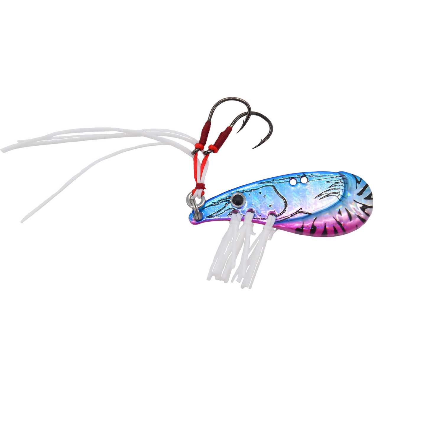 Prawn Vibe - Blue & Red Metallic