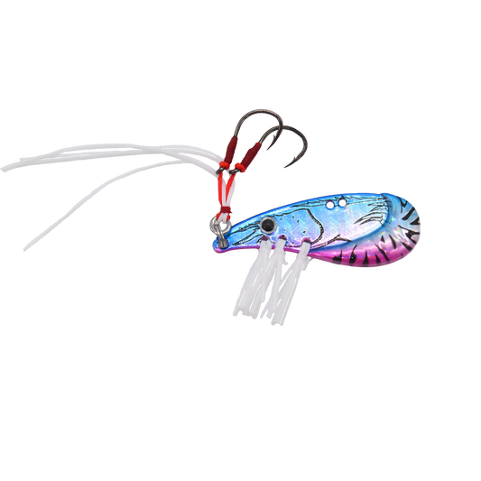 Prawn Vibe - Blue & Red Metallic